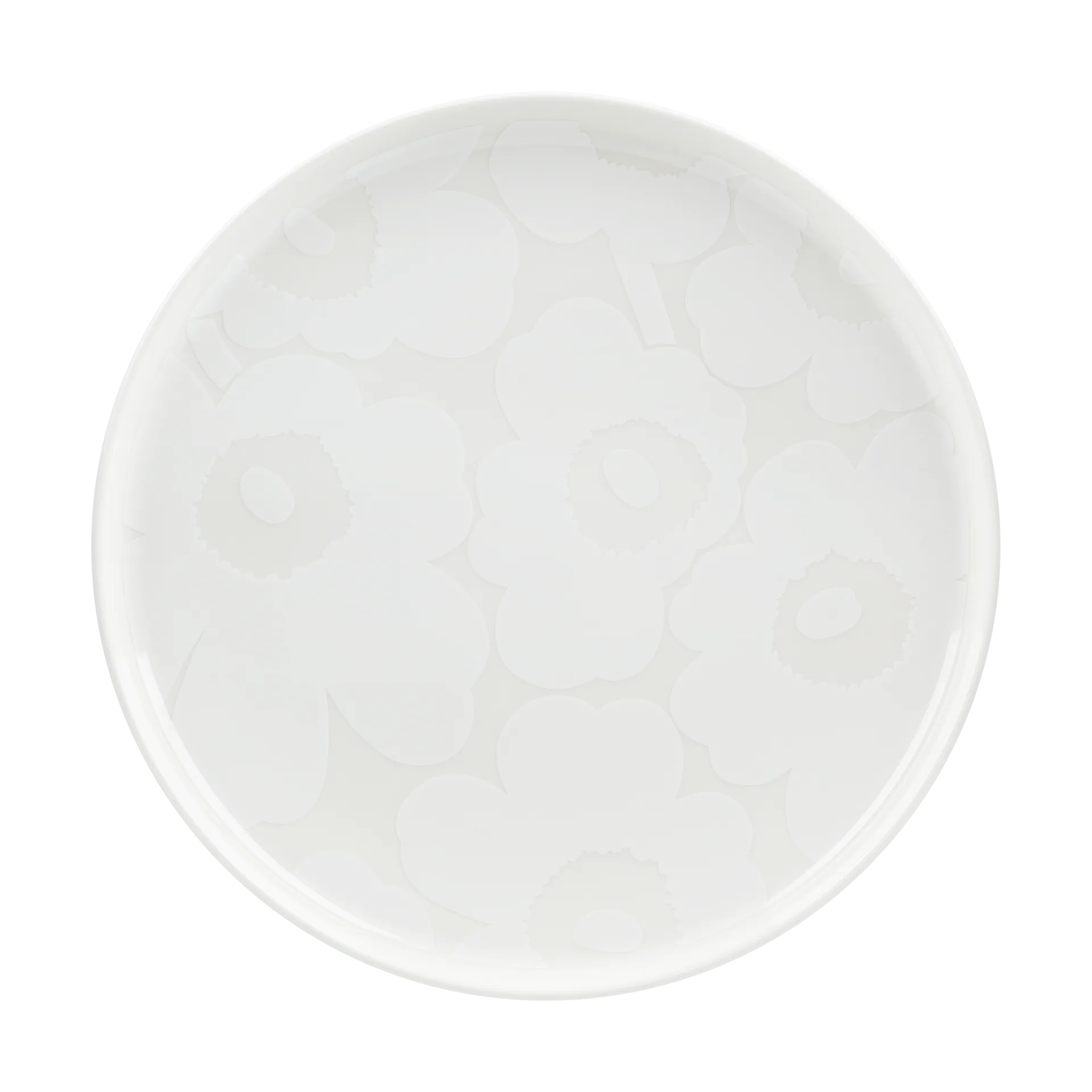 Unikko prato Ø25 cm, Branco Marimekko