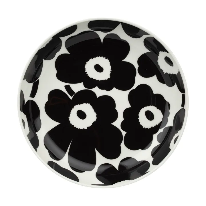 Unikko prato fundo Ø20,5 cm - Preto-branco - Marimekko