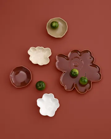 Unikko shape prato - Castanho-arroxeado - Marimekko