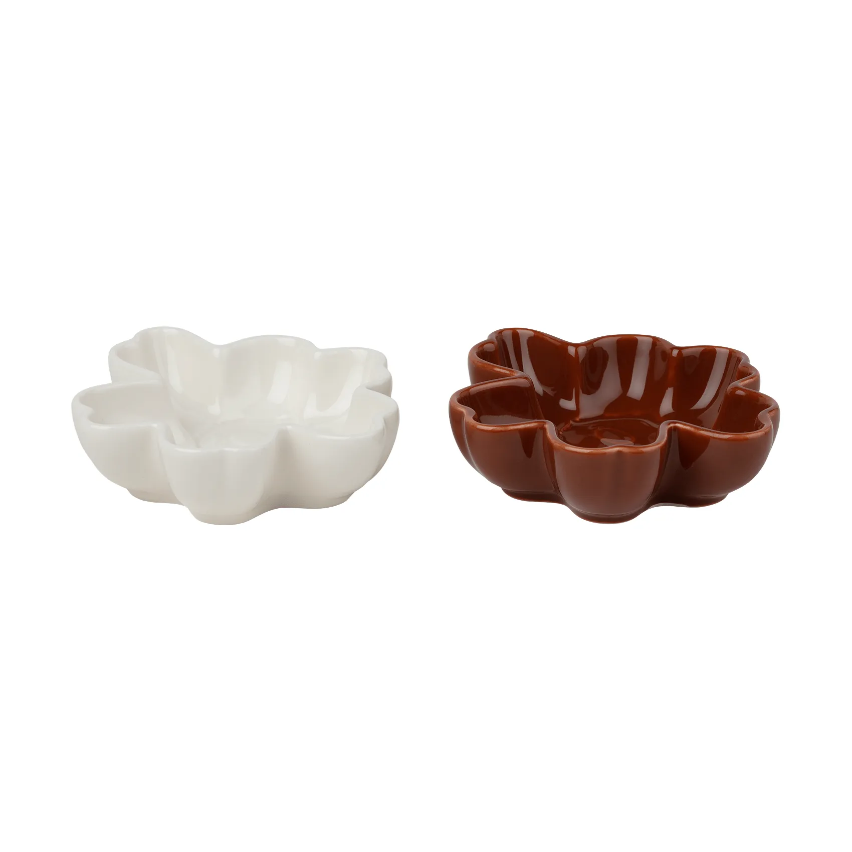 Unikko Shape tigela Ø11 cm 2 unidades, White-plum Marimekko