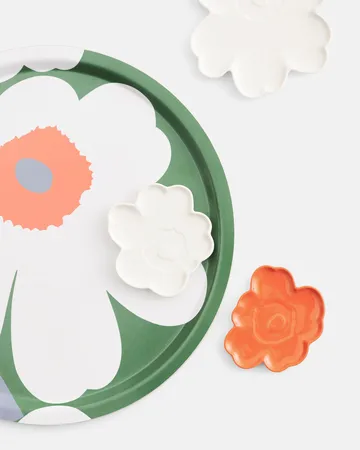 Unikko Shape travessa 20 cm - White - Marimekko