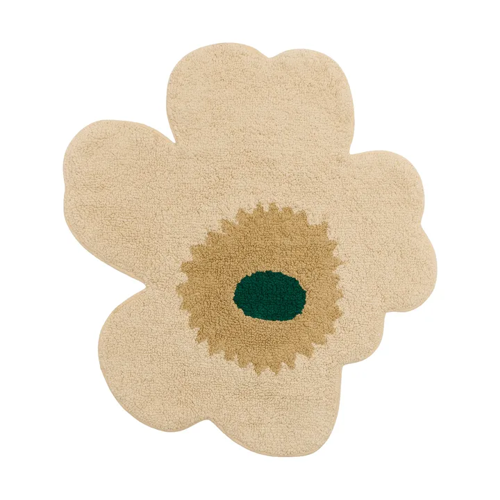 Unikko tapete de banho 73x74 cm - Hay-sand-emerald - Marimekko