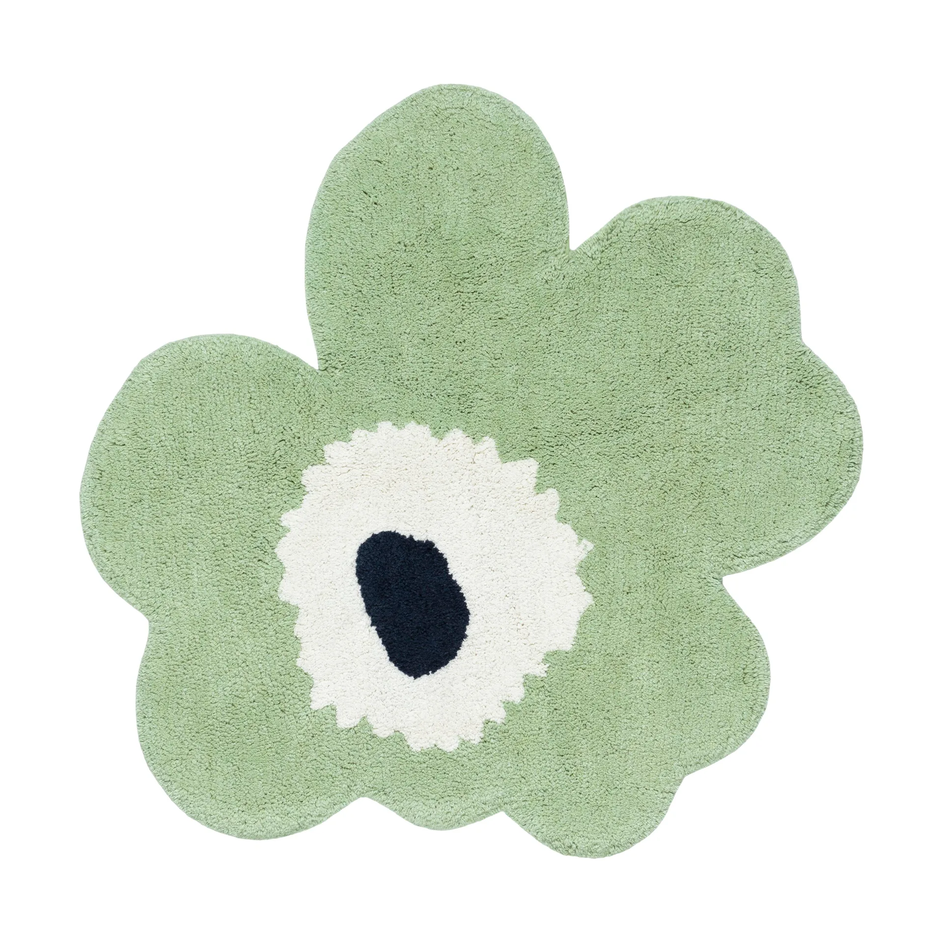 Unikko tapete de banho 73x74 cm, Sage-off white Marimekko