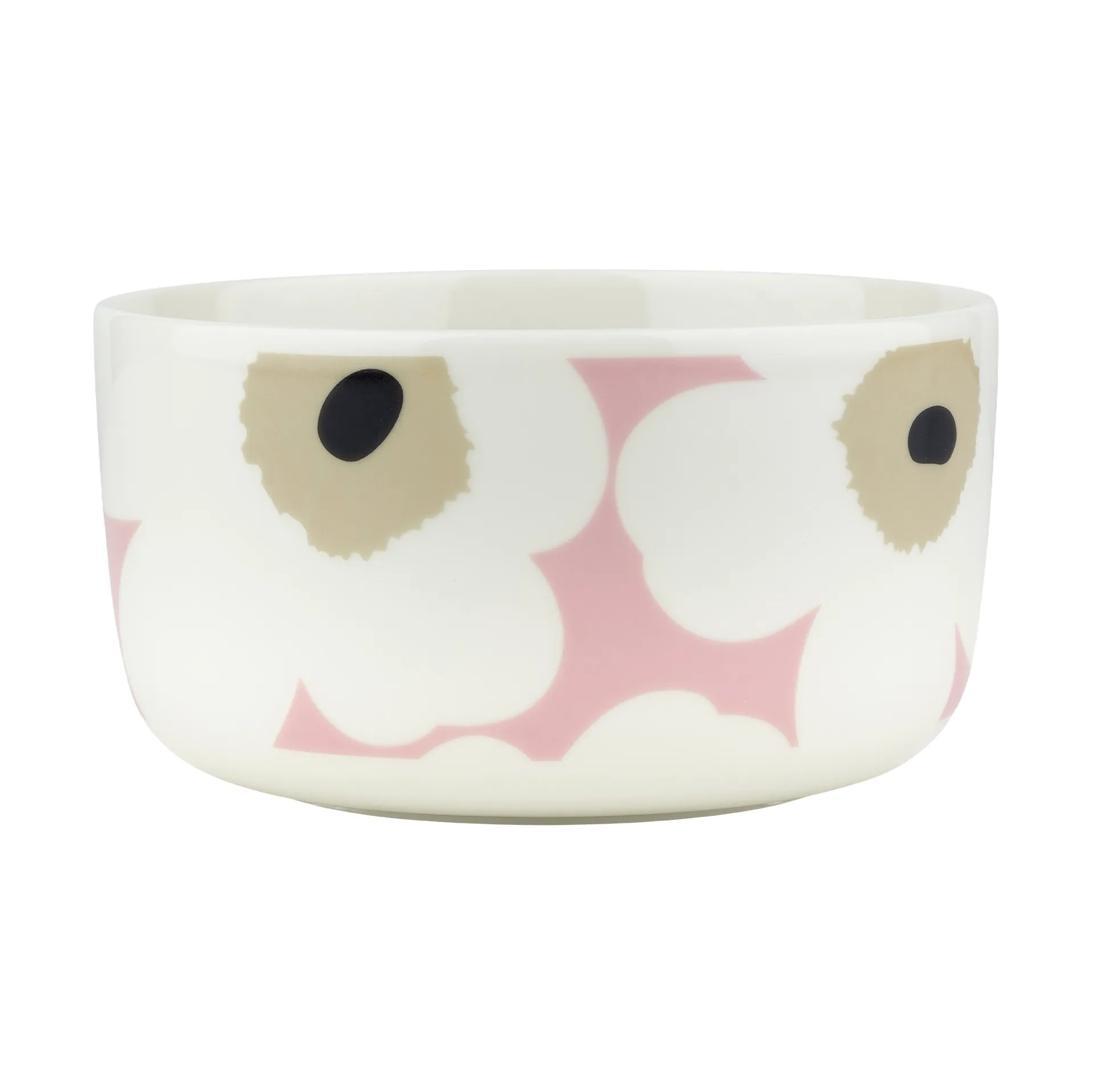 Unikko tigela 5 dl, Off white-pink-sand-charcoal Marimekko