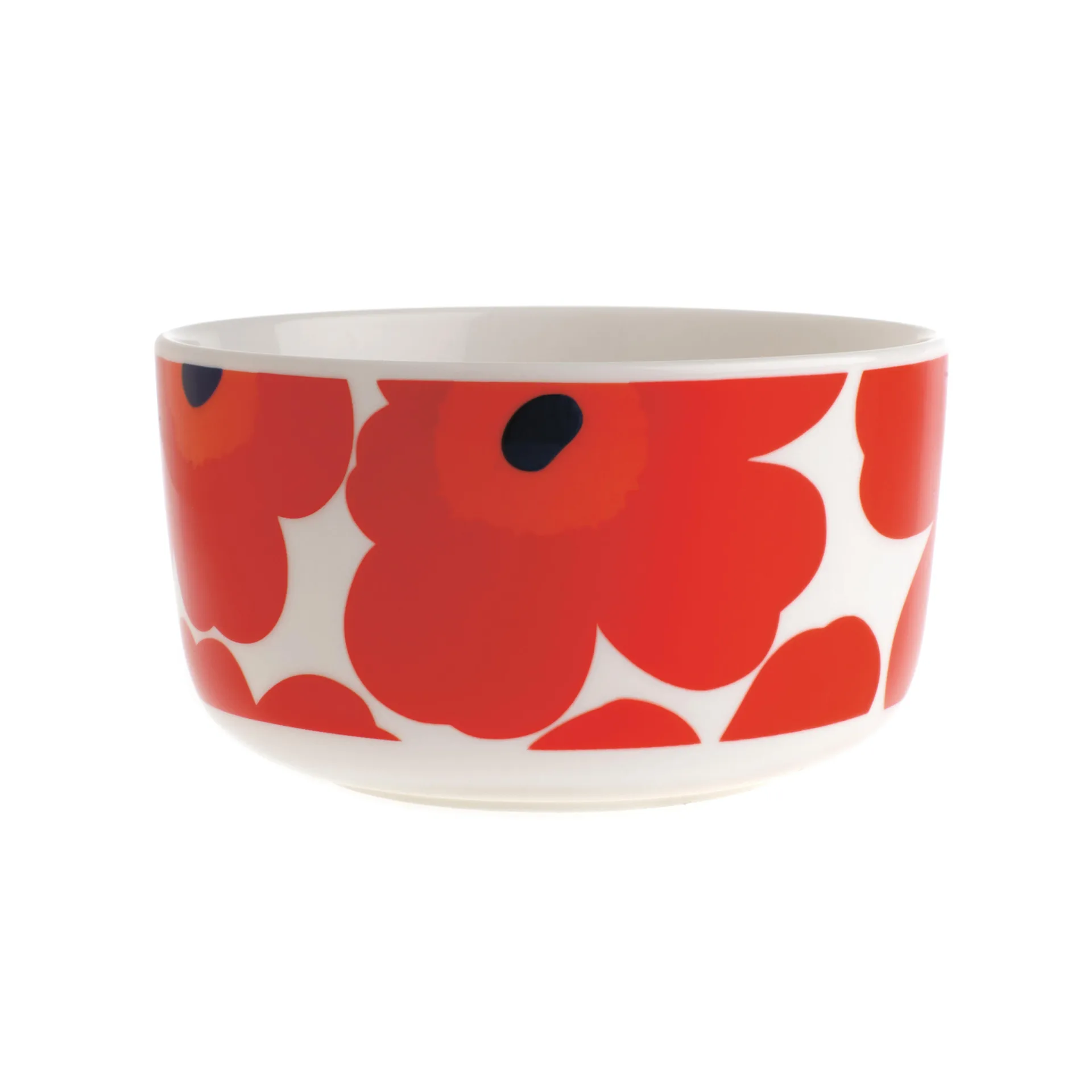 Unikko tigela 5 dl, vermelho-branco Marimekko