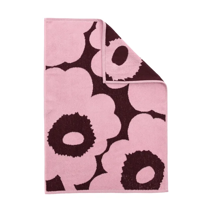 Unikko toalha 50x70 cm - Ameixa-rosa - Marimekko