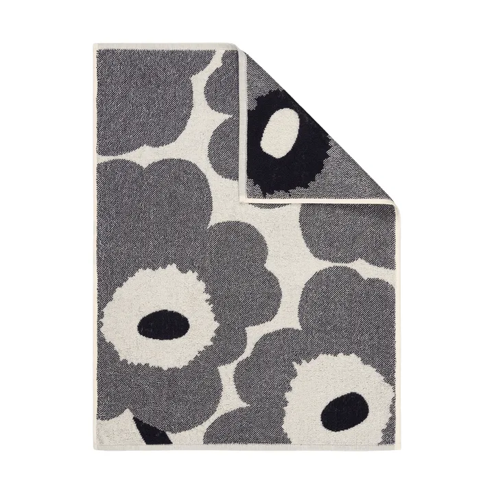 Unikko toalha 50x70 cm - Off white-blueberry - Marimekko