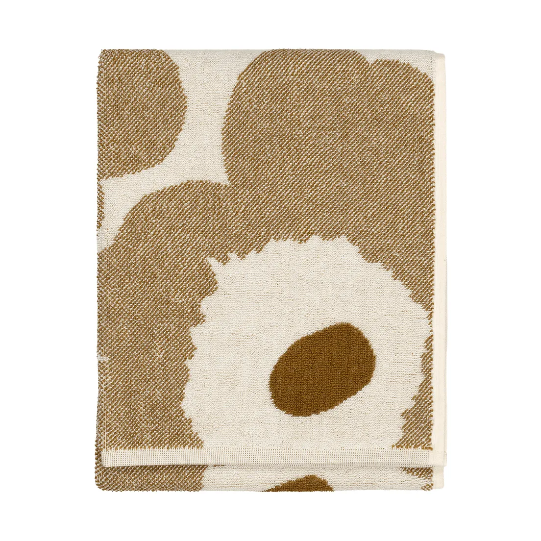 Unikko toalha 50x70 cm, Off white-bronze Marimekko