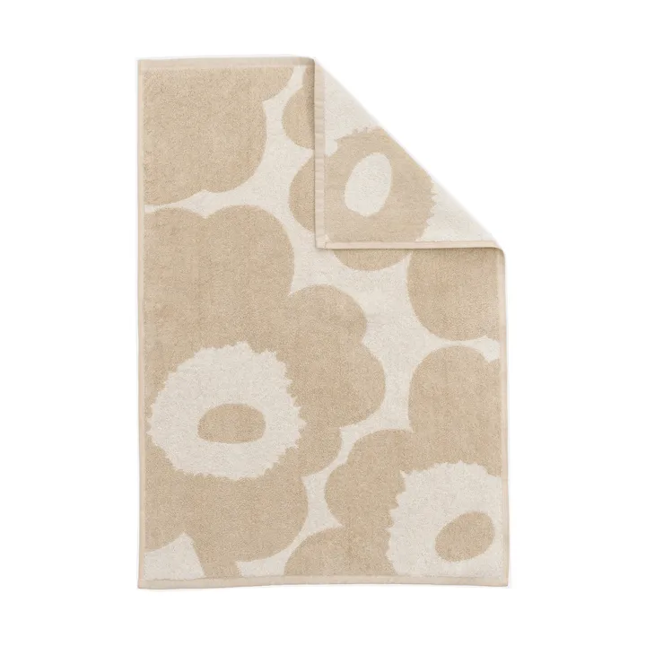 Unikko toalha 50x70 cm - Off white-linho - Marimekko