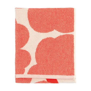 Unikko toalha 50x70 cm - Off white-vermelho alaranjado - Marimekko