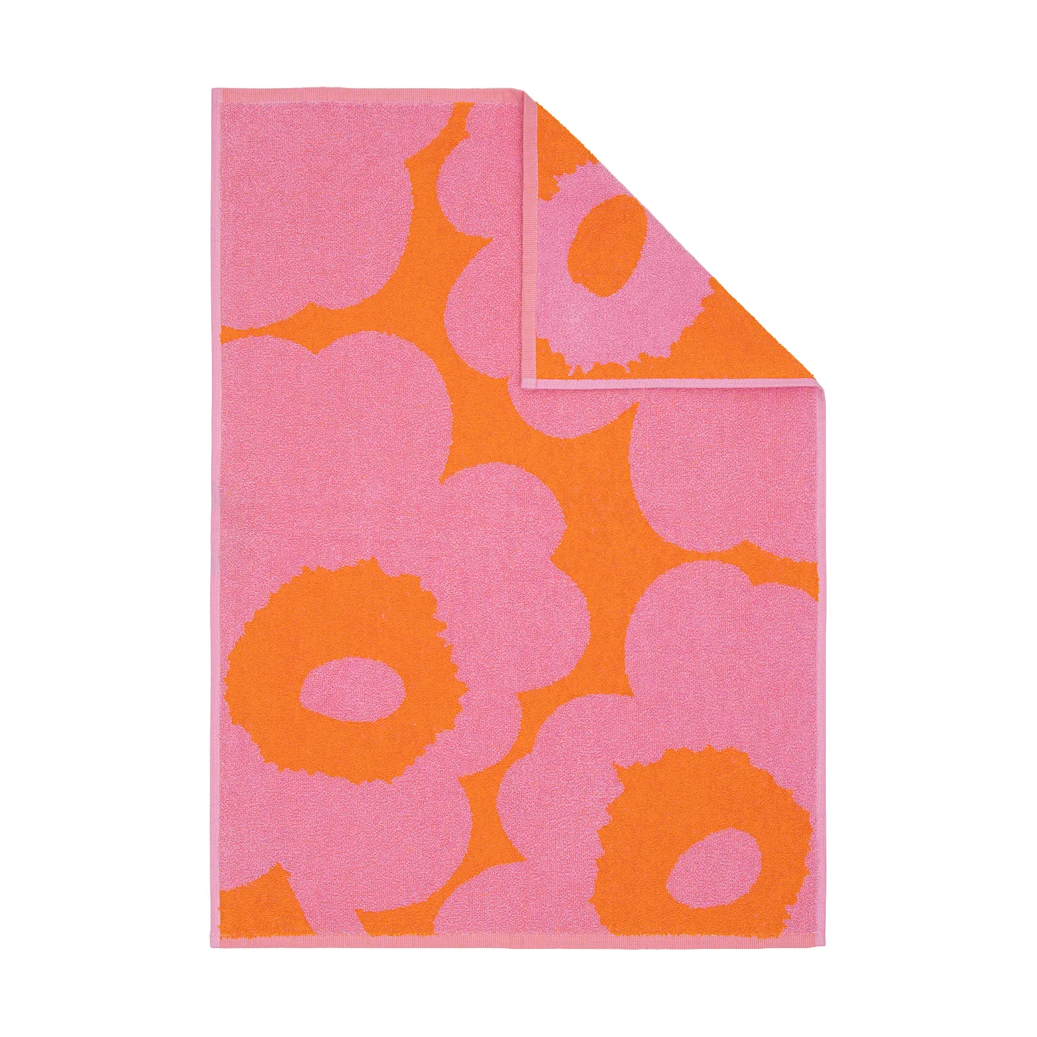 Unikko toalha 50x70 cm, Orange-pink Marimekko