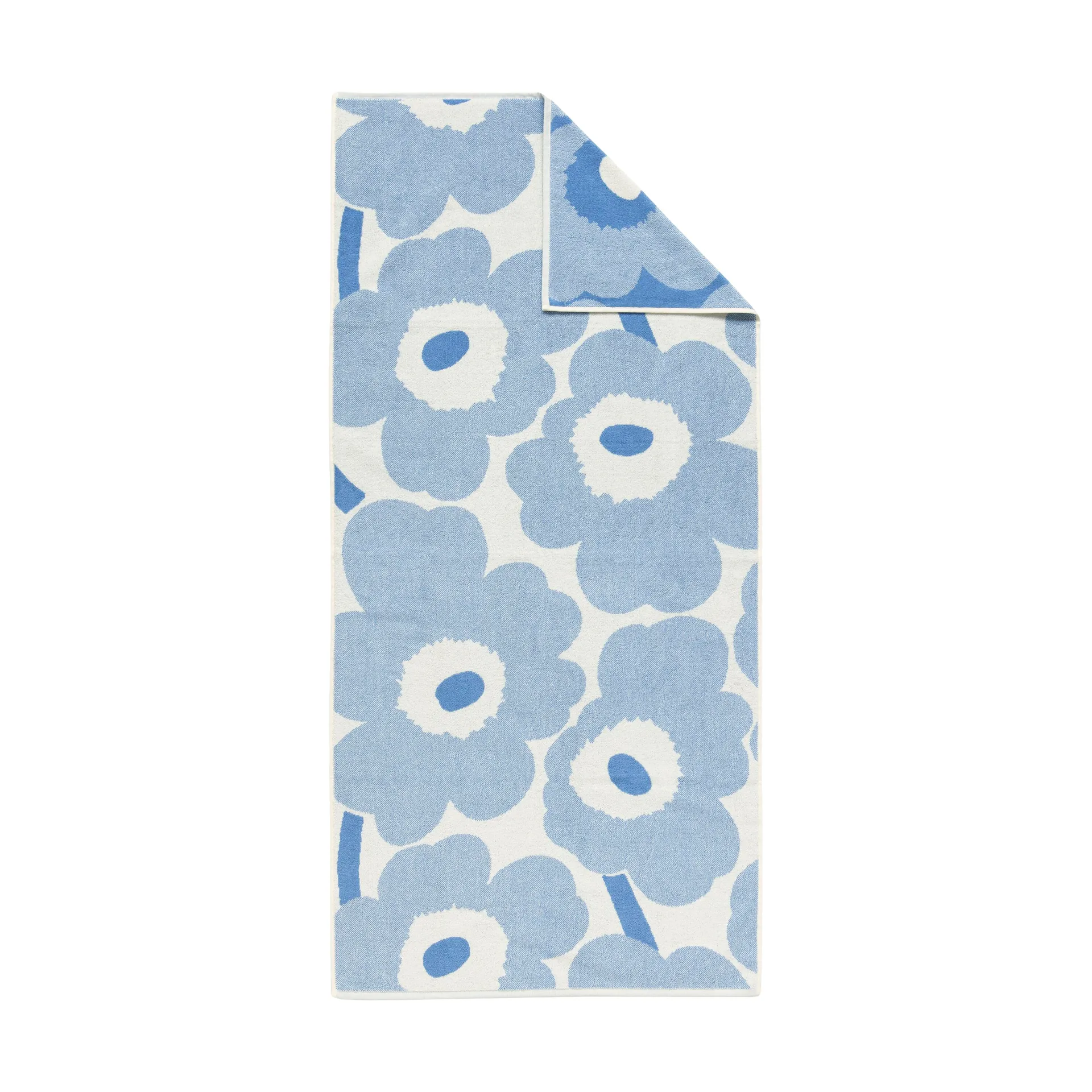 Unikko toalha de banho 70x150 cm, Azul Marimekko