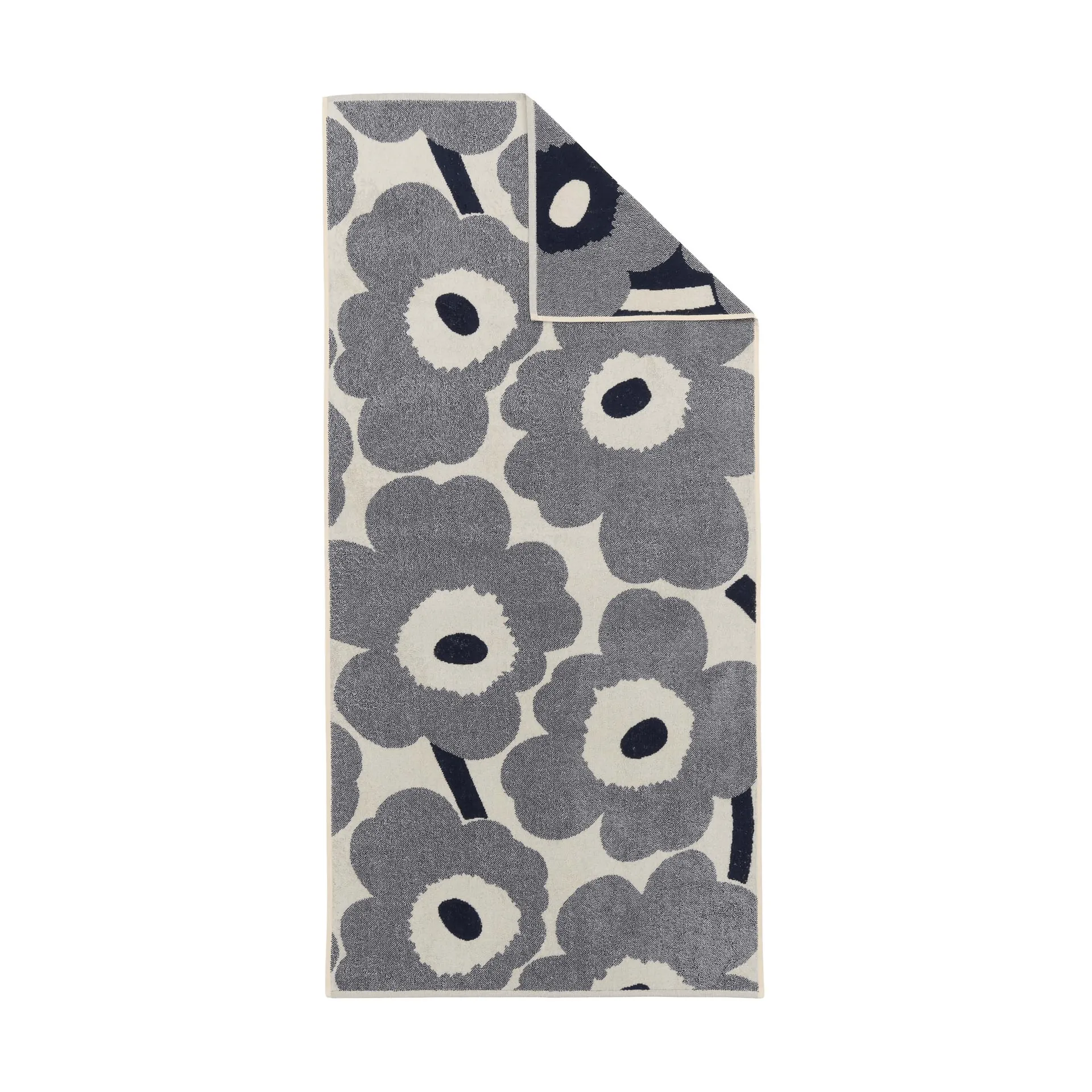 Unikko toalha de banho 70x150 cm, Off white-blueberry Marimekko