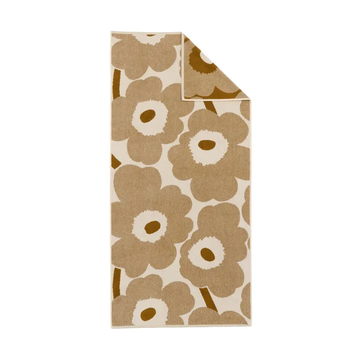 Unikko toalha de banho 70x150 cm - Off white-bronze - Marimekko