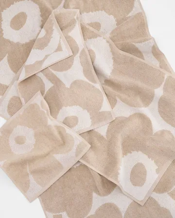 Unikko toalha de banho 70x150 cm - Off white-linho - Marimekko