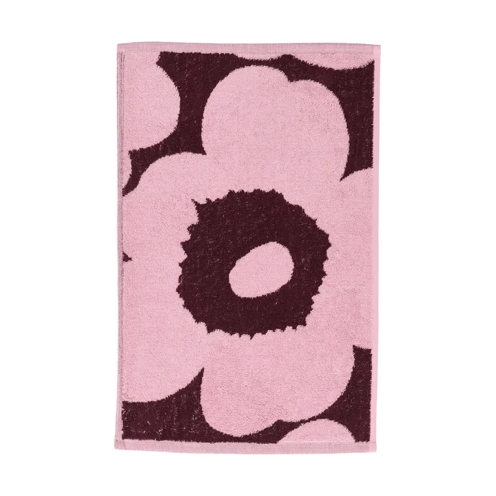 Unikko toalha de hóspedes 30x50 cm - Ameixa-rosa - Marimekko