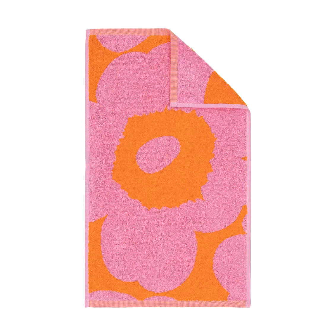 Unikko toalha de hóspedes 30x50 cm, Orange-pink Marimekko