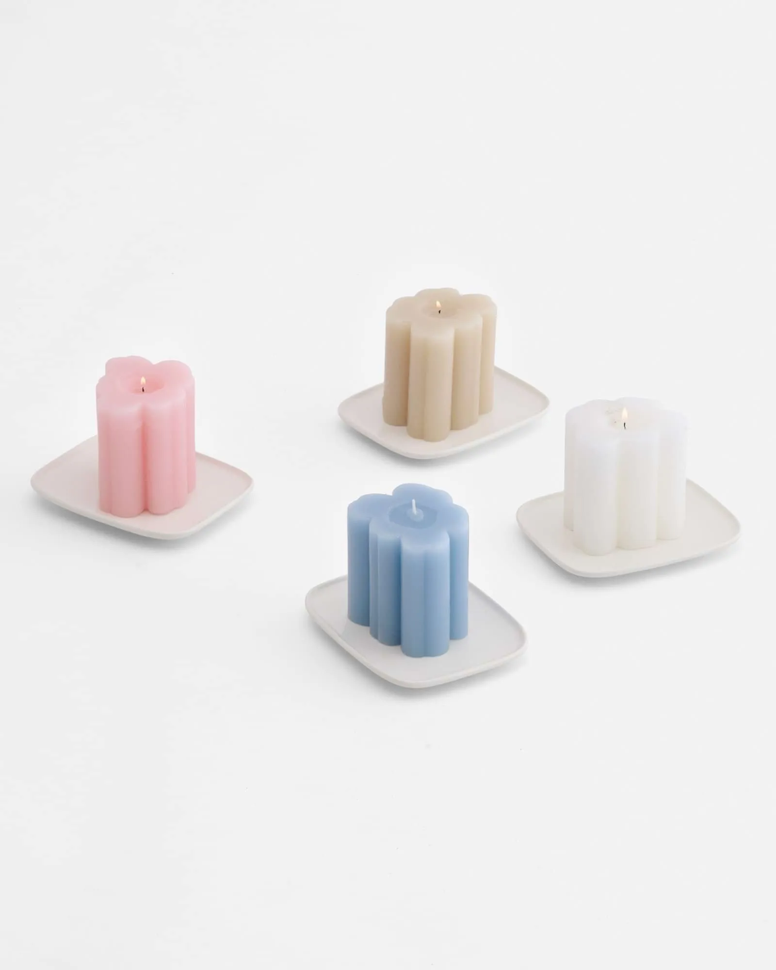 Unikko vela em forma, Branco Marimekko