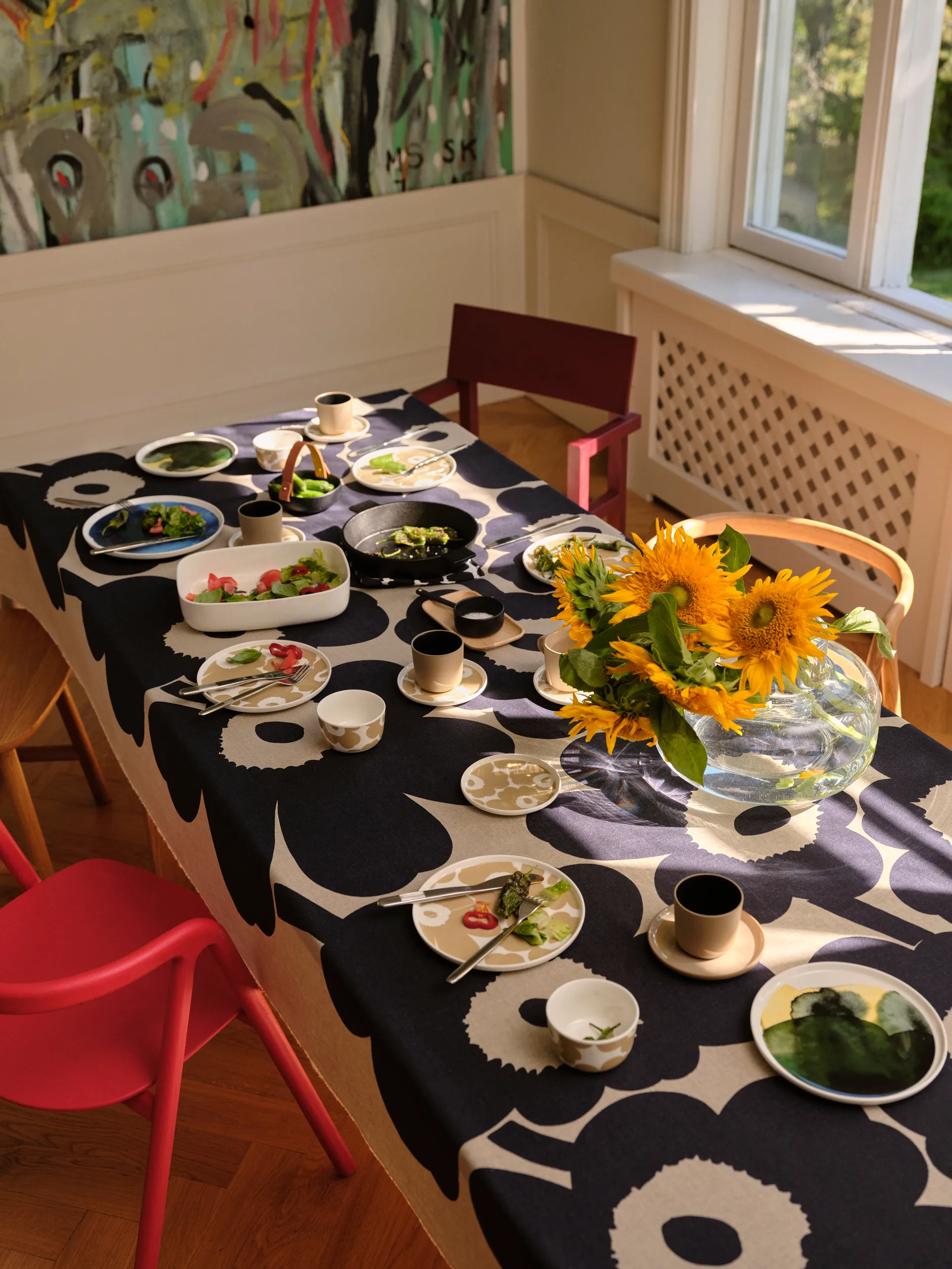 Urna vaso 21 cm, transparente Marimekko