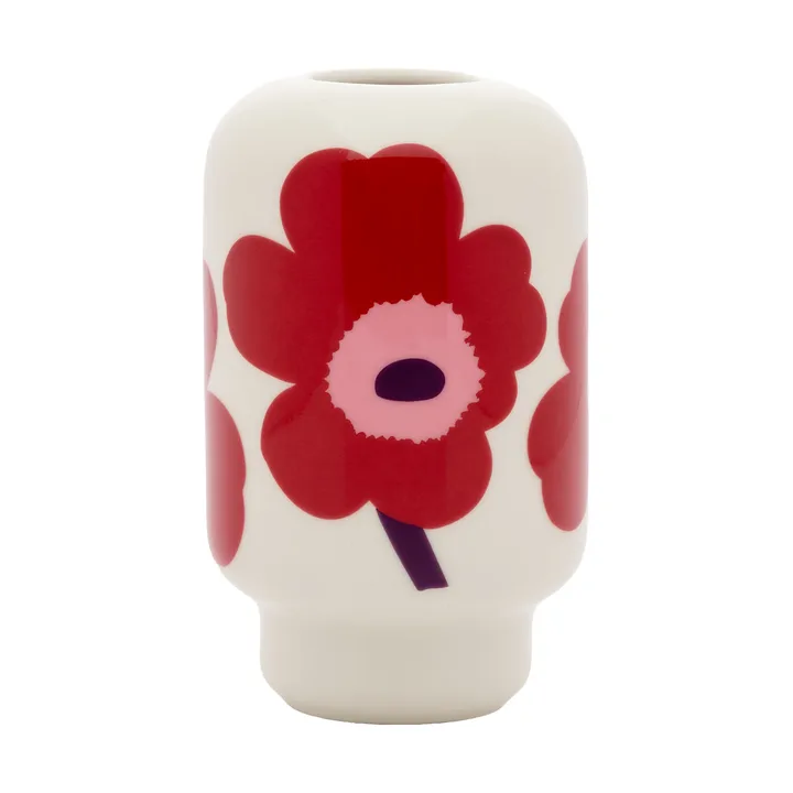 Vaso Unikko 14 cm - White-cranberry-pink-plum - Marimekko