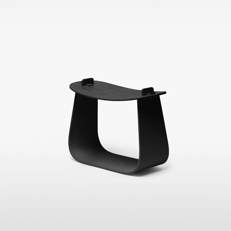 Cadeira Harry , Preto manchado carvalho-preto Massproductions