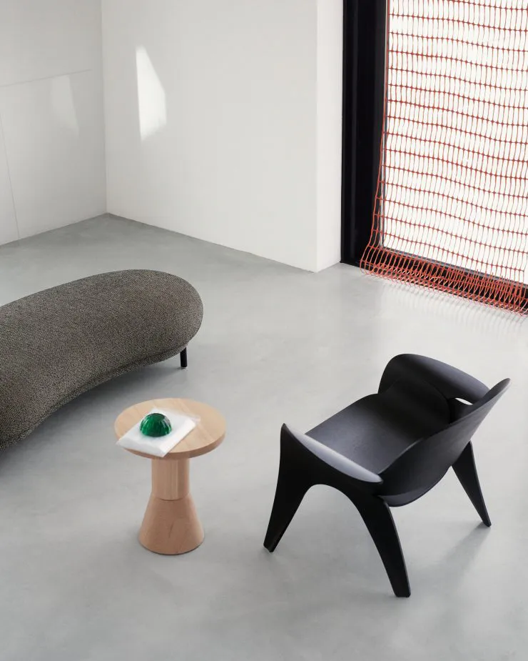 Cadeira Rose , Preto manchado carvalho-preto Massproductions