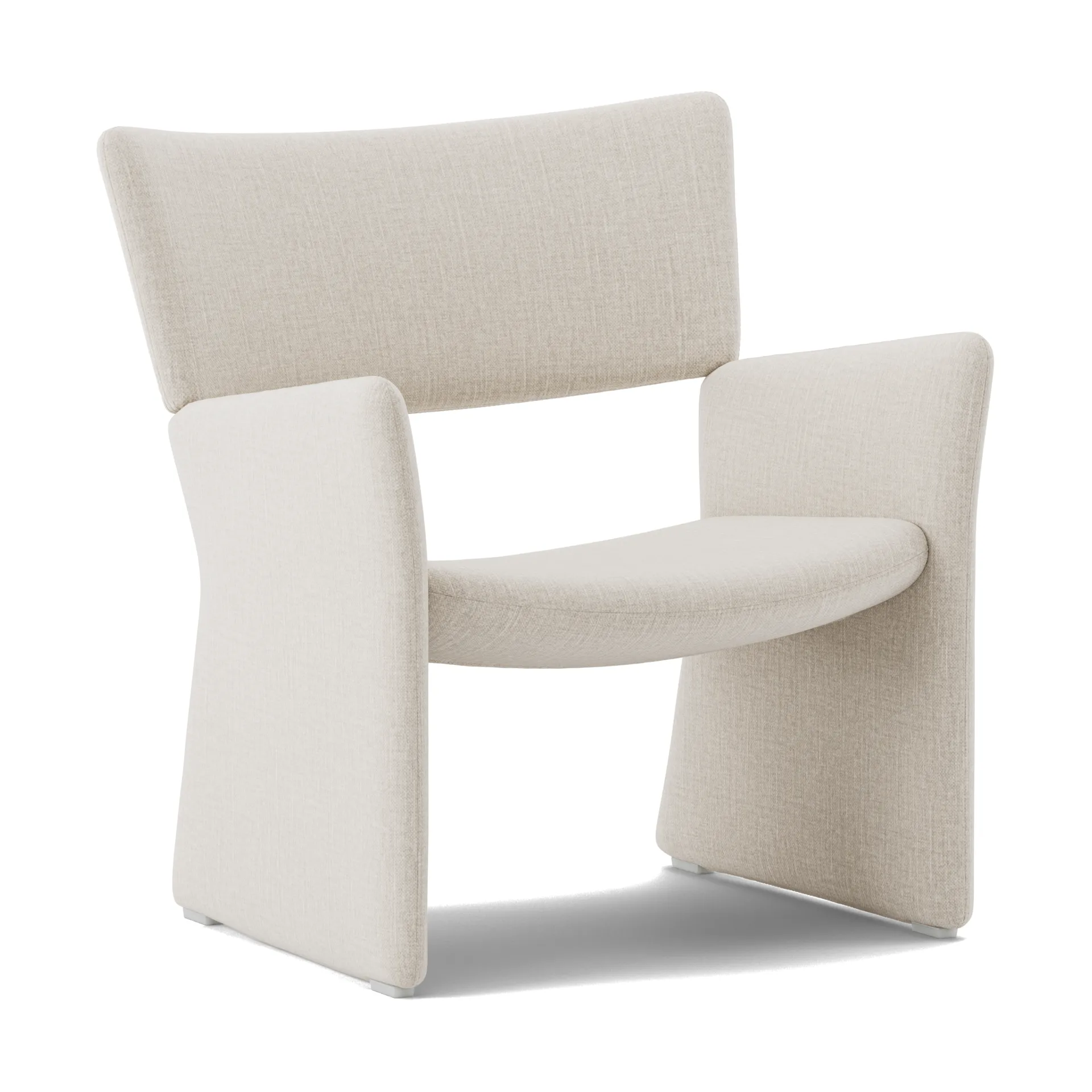 Crown Easy Chair poltrona, Linara 05 Porridge Massproductions