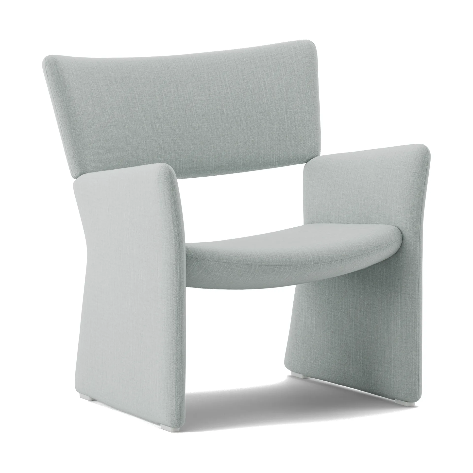 Crown Easy Chair poltrona, Linara 253 Swedish Grey Massproductions