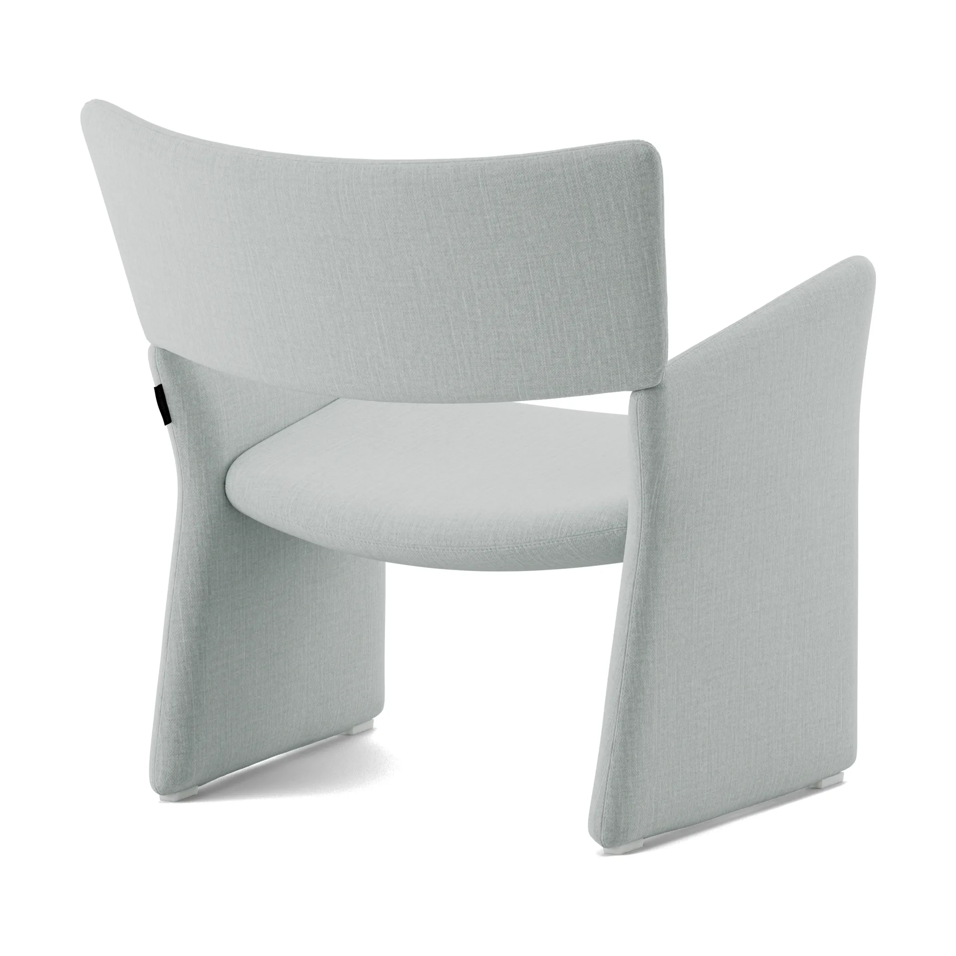 Crown Easy Chair poltrona, Linara 253 Swedish Grey Massproductions