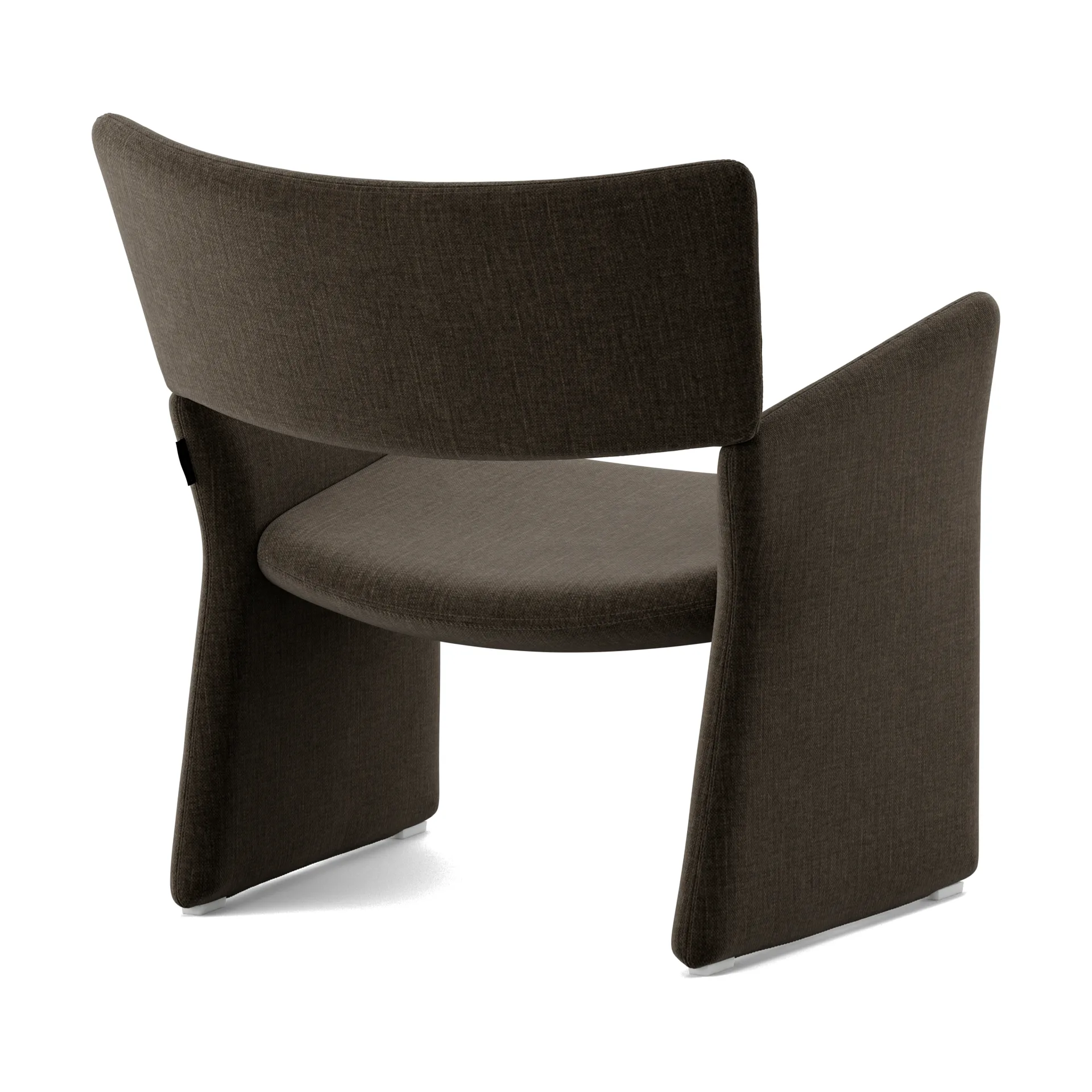 Crown Easy Chair poltrona, Linara 90 Espresso Massproductions