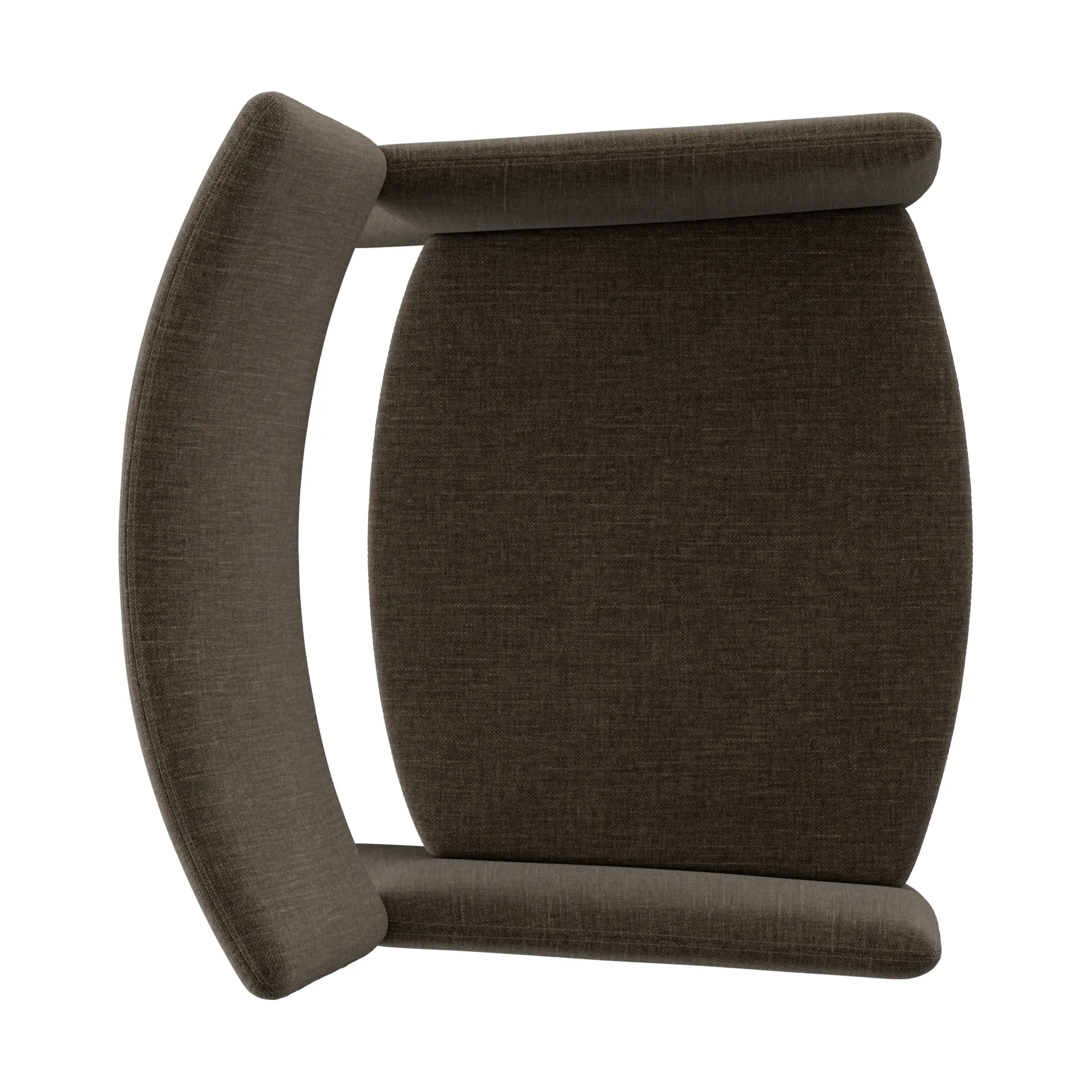 Crown Easy Chair poltrona, Linara 90 Espresso Massproductions