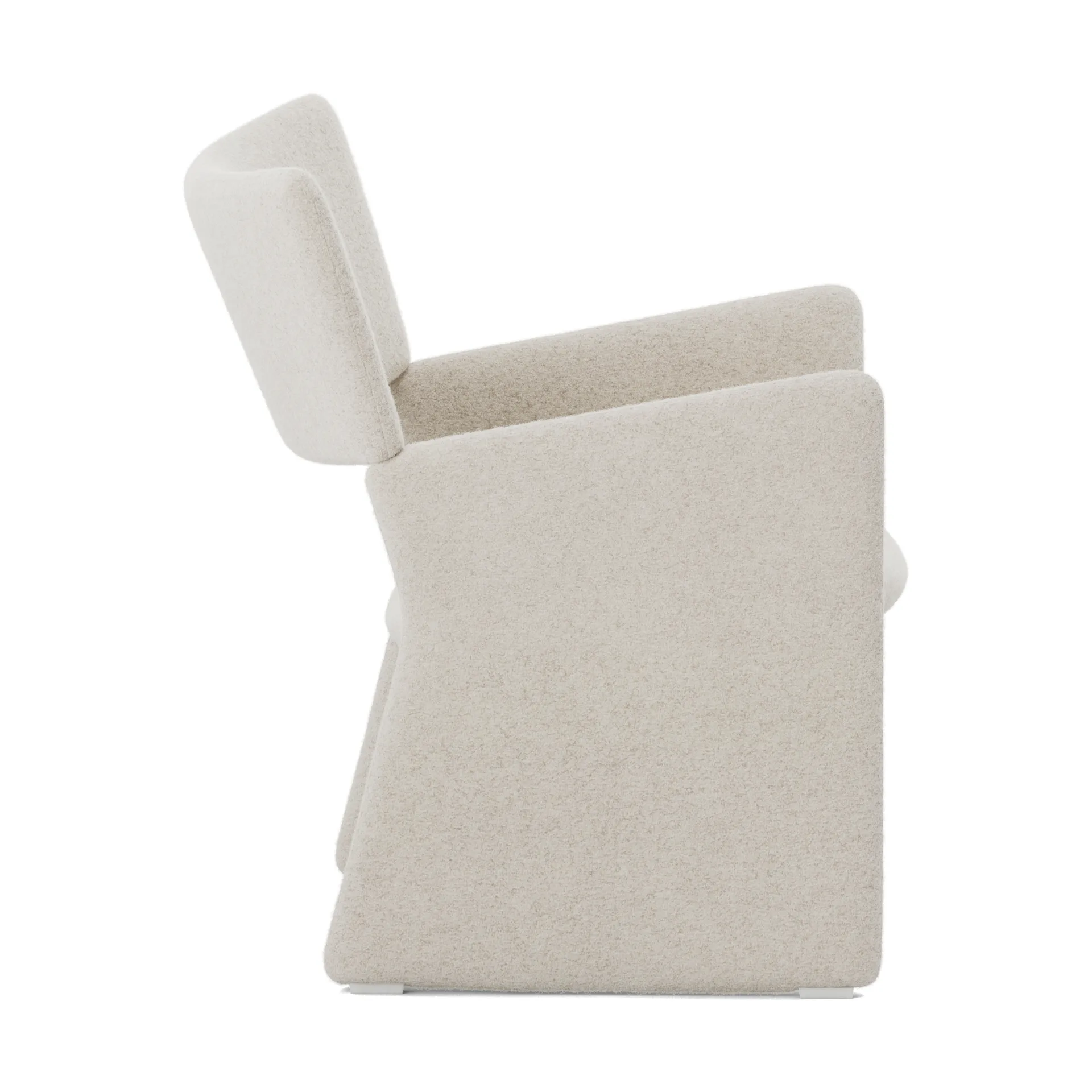 Crown Easy Chair poltrona, Spiral 21 Chalk Massproductions