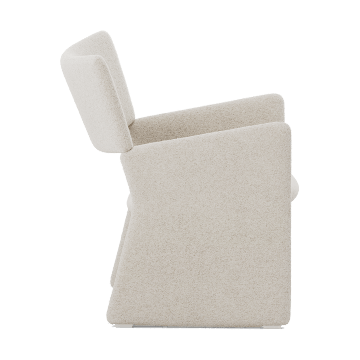 Crown Easy Chair poltrona, Spiral 21 Chalk Massproductions
