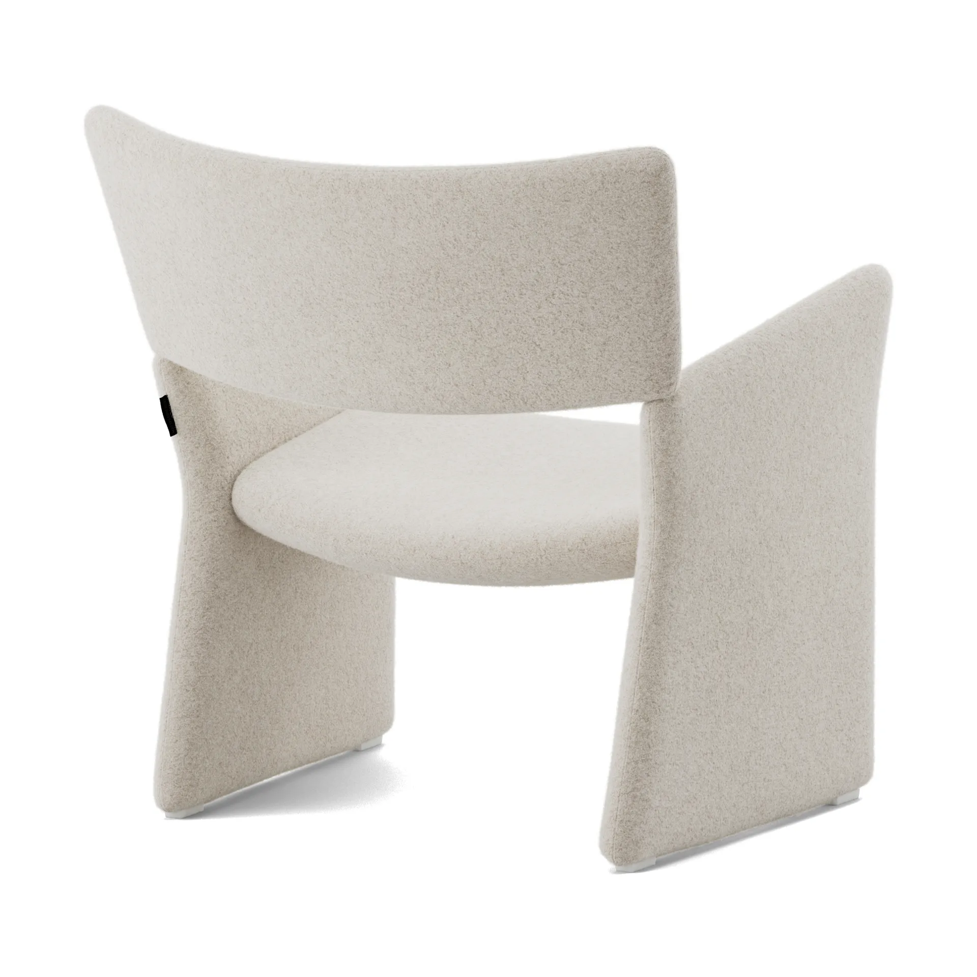 Crown Easy Chair poltrona, Spiral 21 Chalk Massproductions
