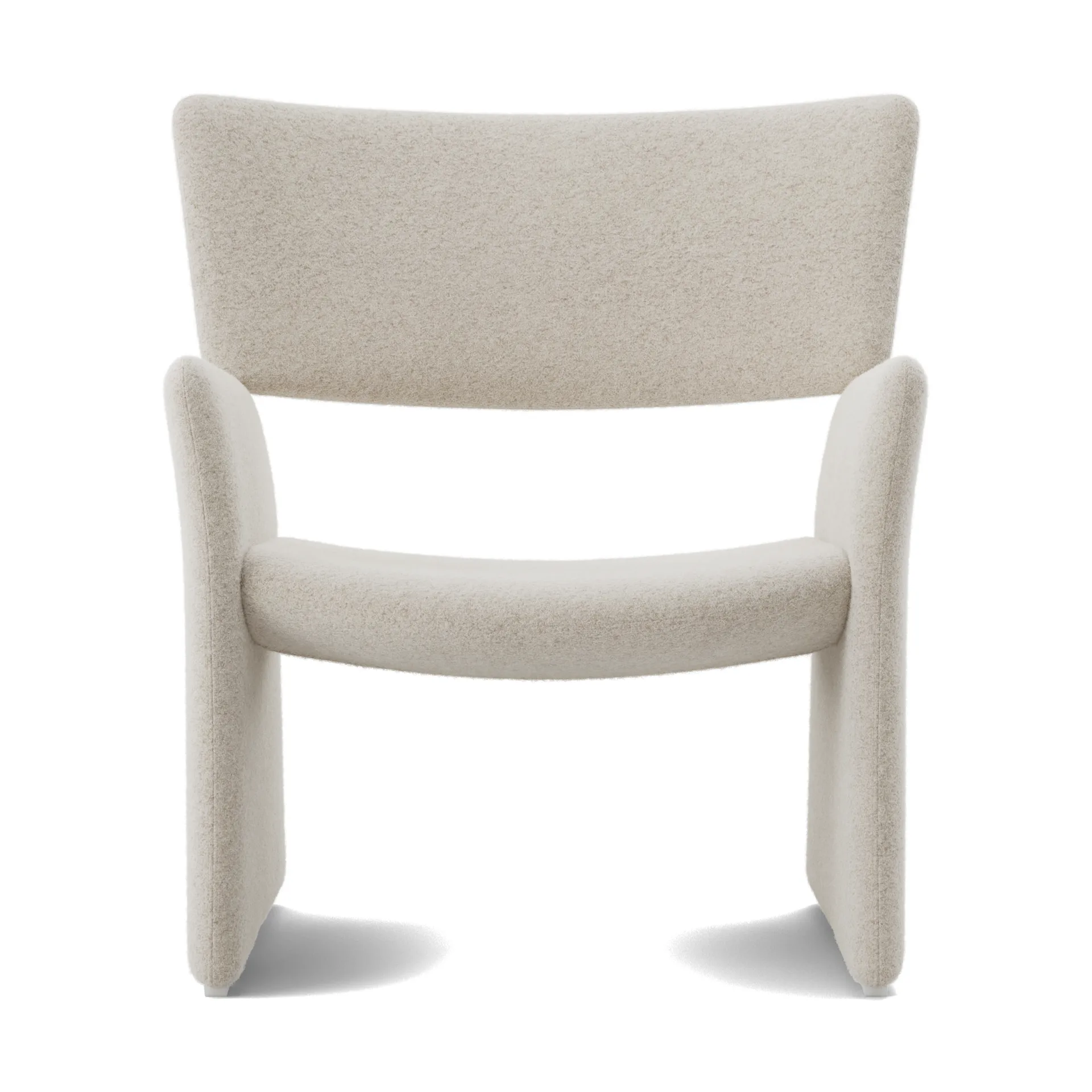 Crown Easy Chair poltrona, Spiral 21 Chalk Massproductions