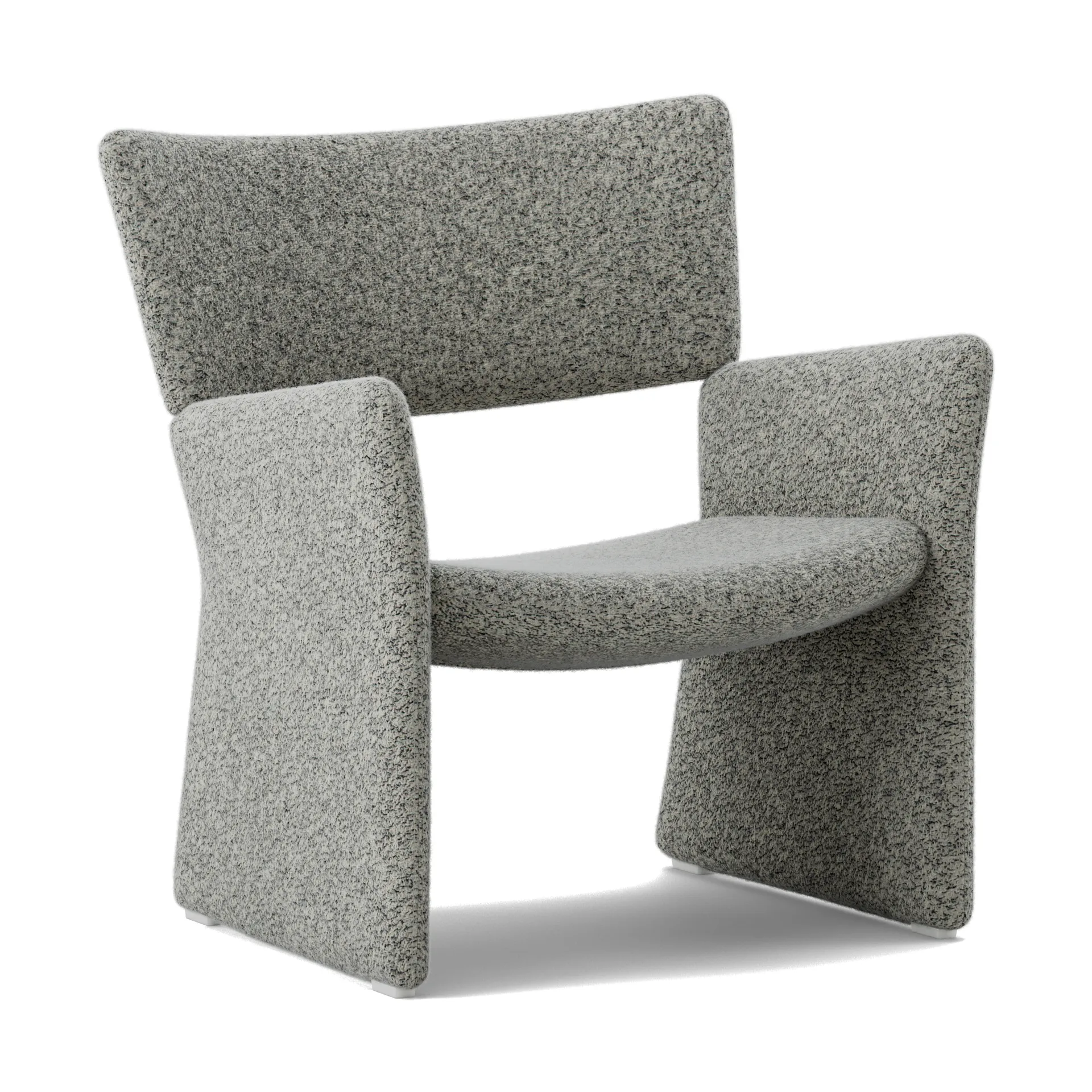 Crown Easy Chair poltrona, Spiral 23 Monochrome Massproductions