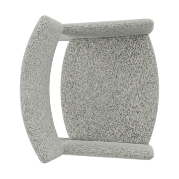 Crown Easy Chair poltrona - Spiral 23 Monochrome - Massproductions