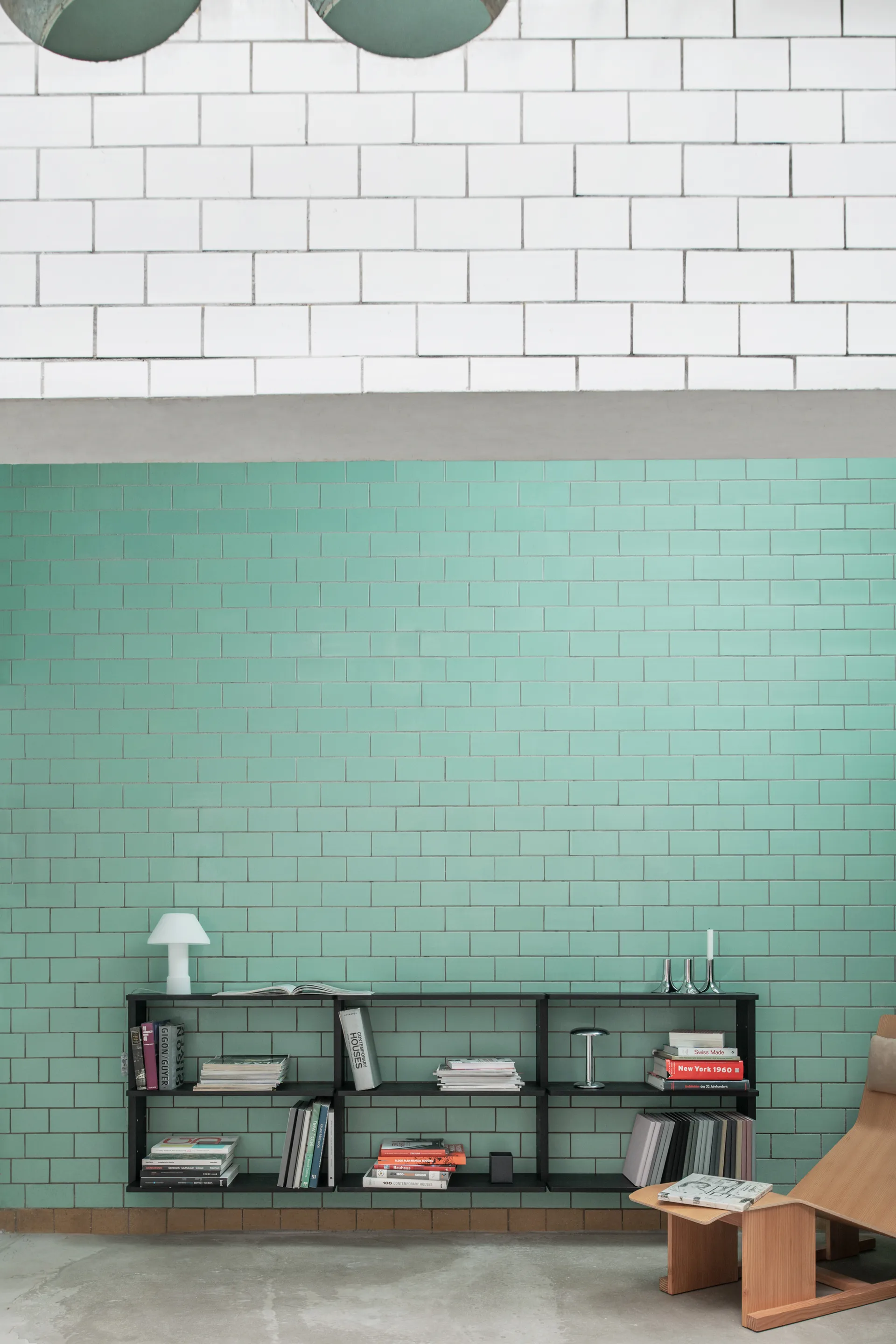 Gridlock Shelf W800 prateleira, Freixo preto manchado Massproductions