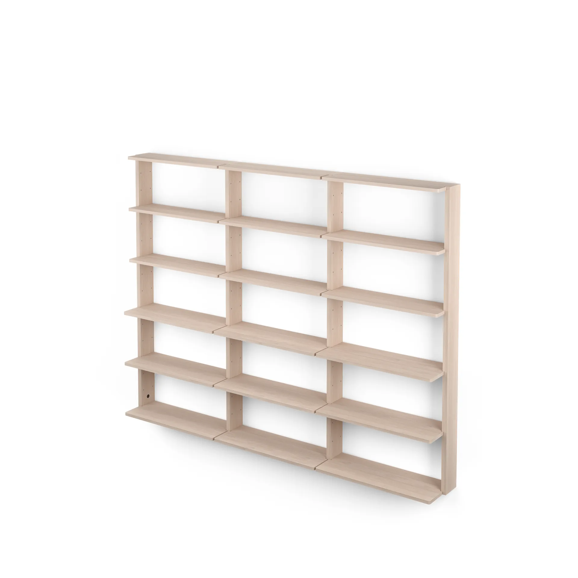 Gridlock - T3-A9-A9 prateleira, Freixo natural Massproductions