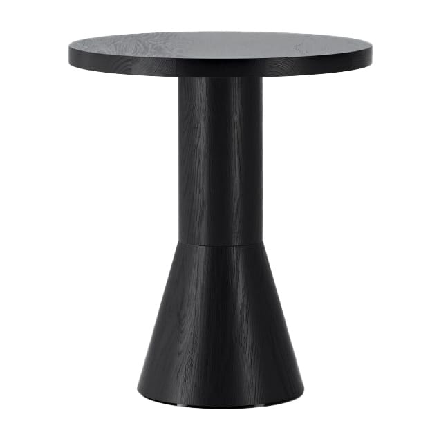 Mesa de jantar Draft Ø50cm - Freixo manchada preta - Massproductions