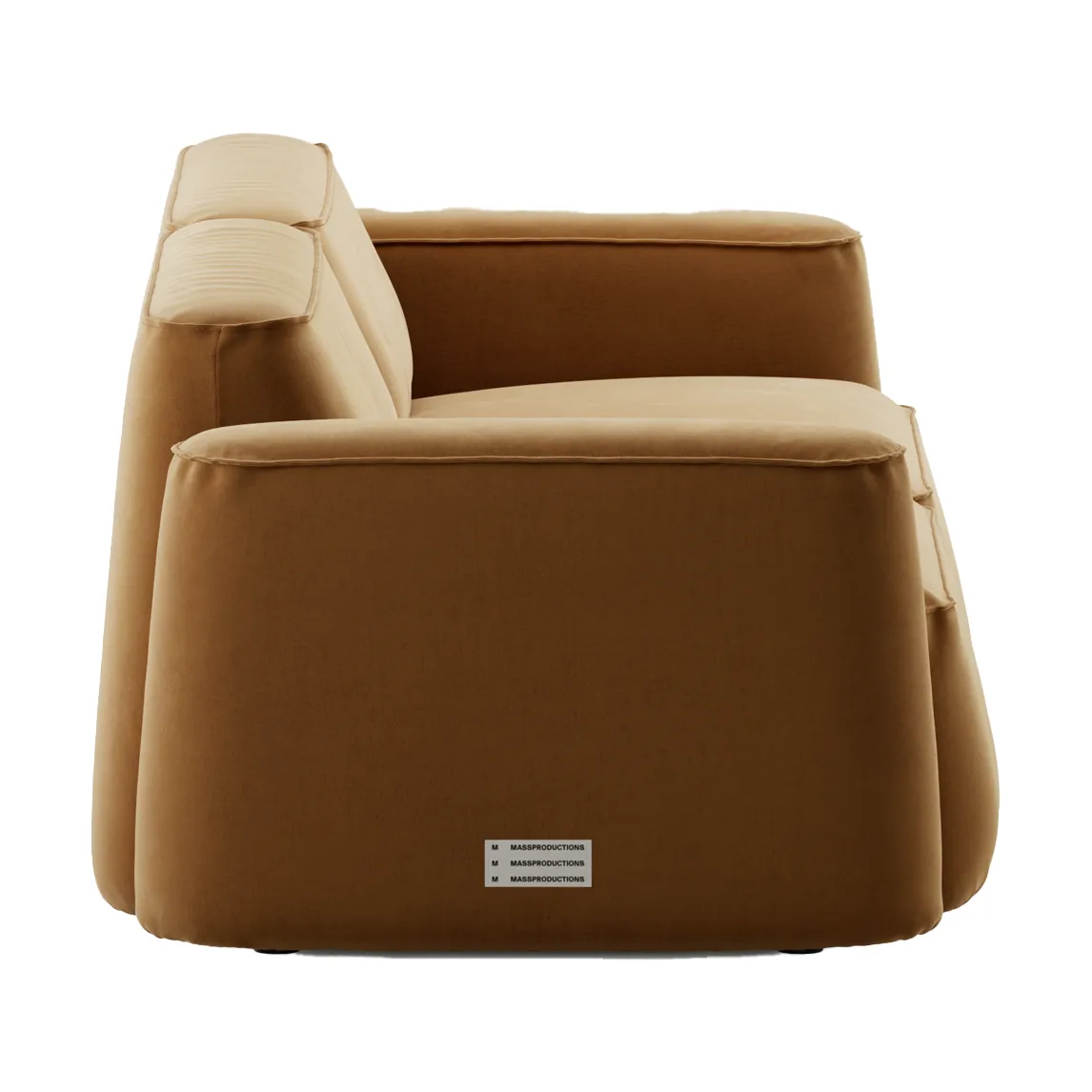 Patch sofá de 2,5 lugares, Atlantis 91 Cumin Massproductions