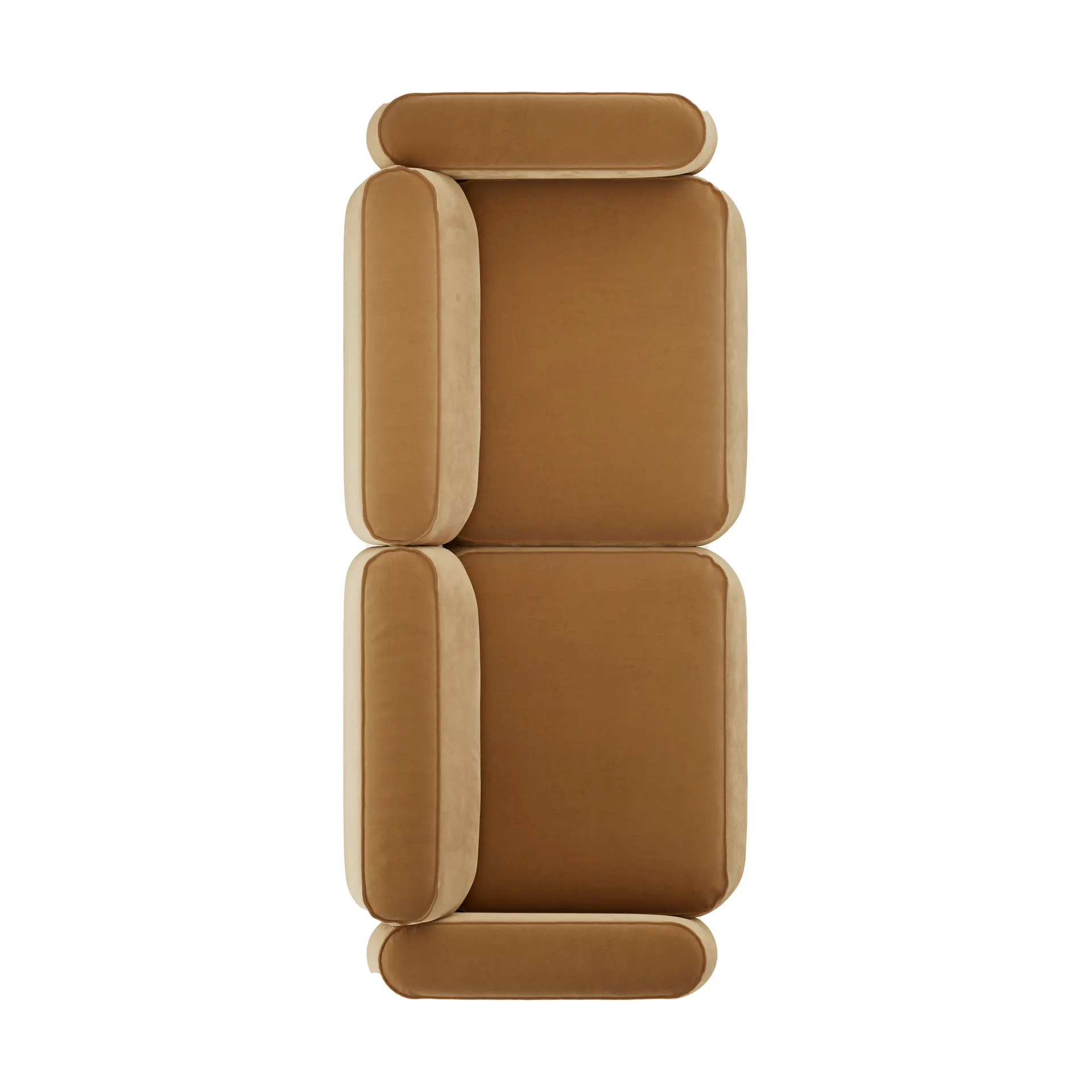 Patch sofá de 2,5 lugares, Atlantis 91 Cumin Massproductions