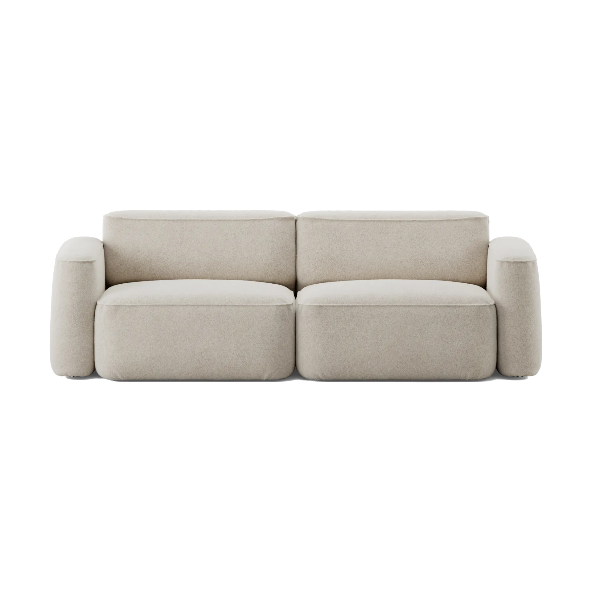 Patch sofá de 2,5 lugares, Spiral 21 Chalk Massproductions