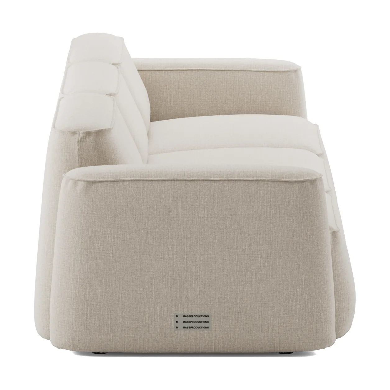 Patch sofá de 3 lugares, Linara 05 Porridge Massproductions