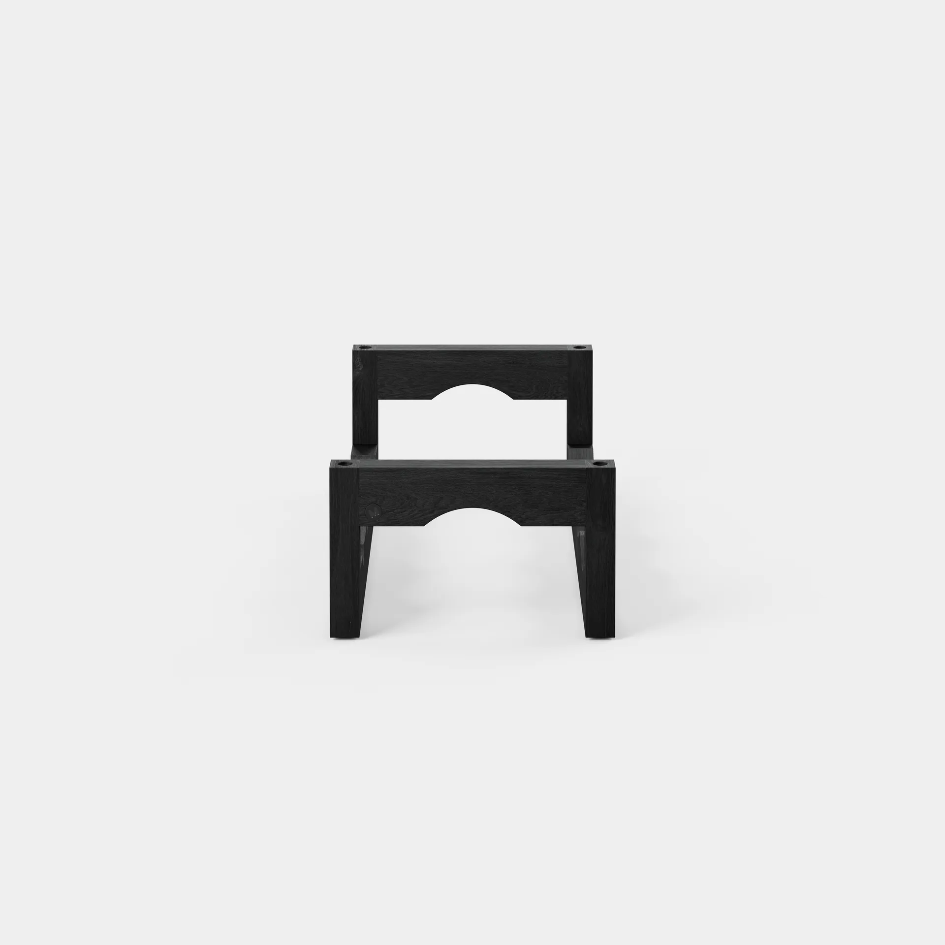 Silo porta-vinho empilhável, Freixo manchada preta Massproductions