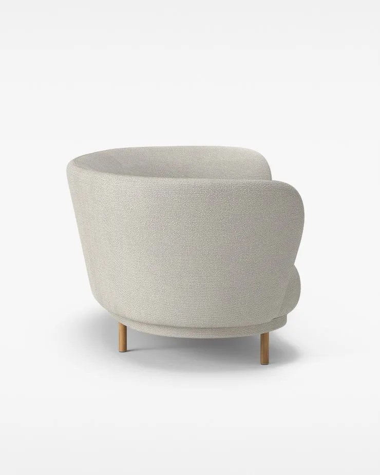 Sofá 2 assentos Dandy , Carvalho-Sacho Safire 007 Massproductions