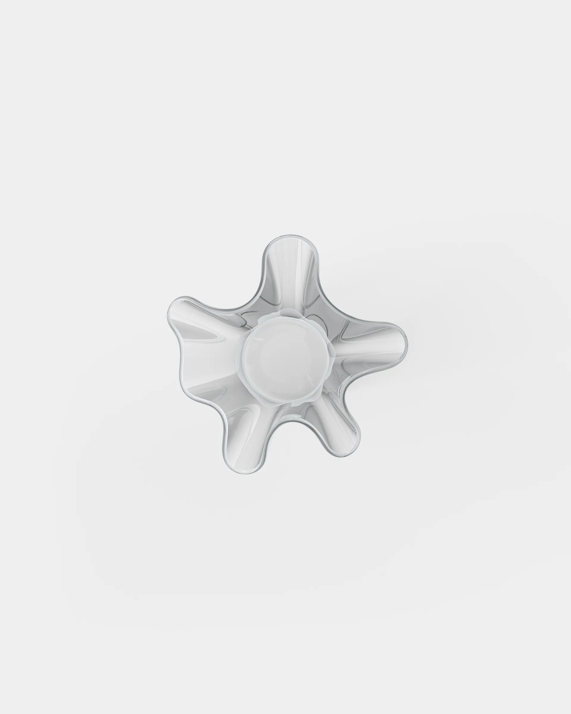 Trippy vaso, Vidro transparente Massproductions