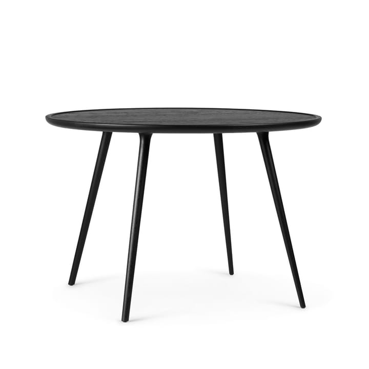 Mesa de jantar redonda Accent  - Carvalho Manchado Preto, Ø110 cm - Mater