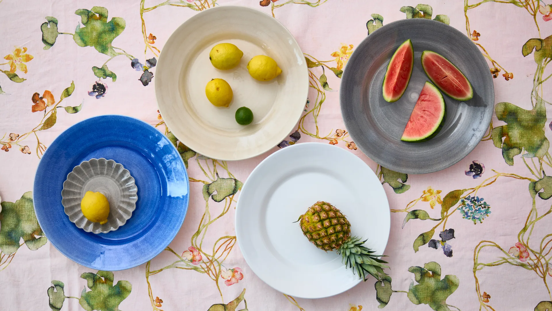 Basic travessa de servir Ø41 cm, Branco Mateus