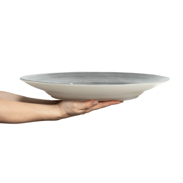 Basic travessa de servir Ø41 cm - Cinza - Mateus